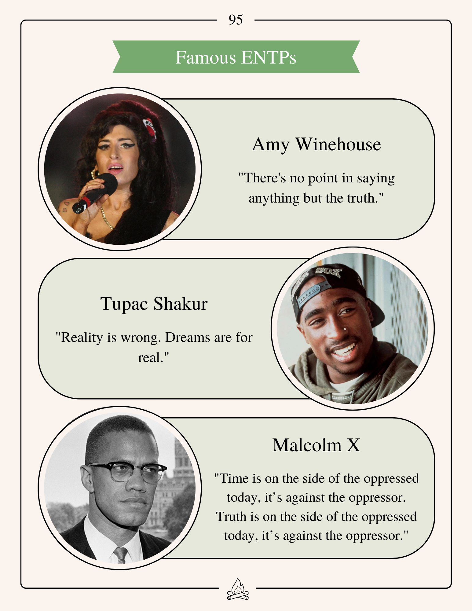 Sample page: famous ENTPs